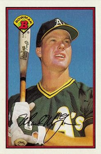 #197 Mark McGwire - Oakland Athletics - 1989 Bowman Baseball