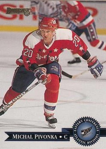 #197 Michal Pivonka - Washington Capitals - 1995-96 Donruss Hockey