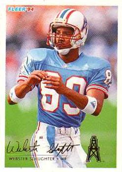 #197 Webster Slaughter - Houston Oilers - 1994 Fleer Football