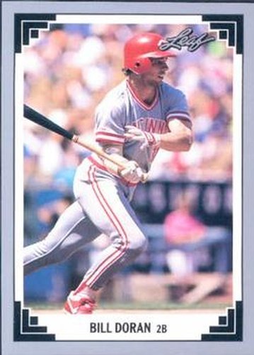 #197 Bill Doran - Cincinnati Reds - 1991 Leaf Baseball