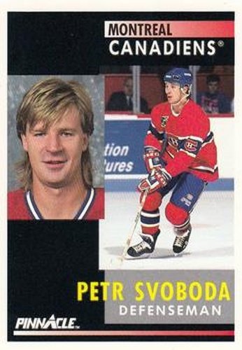 #197 Petr Svoboda - Montreal Canadiens - 1991-92 Pinnacle Hockey