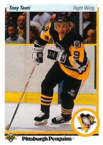 #197 Tony Tanti - Pittsburgh Penguins - 1990-91 Upper Deck Hockey