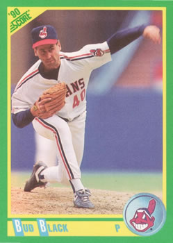#197 Bud Black - Cleveland Indians - 1990 Score Baseball