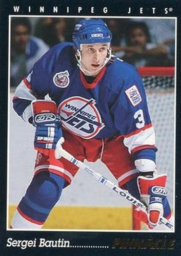 #197 Sergei Bautin - Winnipeg Jets - 1993-94 Pinnacle Hockey