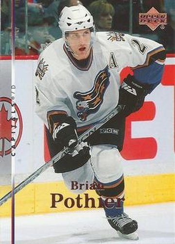 #197 Brian Pothier - Washington Capitals - 2007-08 Upper Deck Hockey