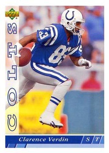 #197 Clarence Verdin - Indianapolis Colts - 1993 Upper Deck Football