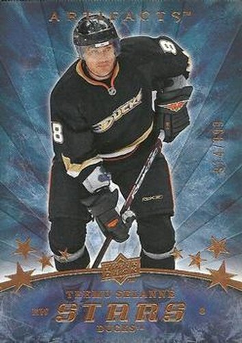 #197 Teemu Selanne - Anaheim Ducks - 2008-09 Upper Deck Artifacts Hockey