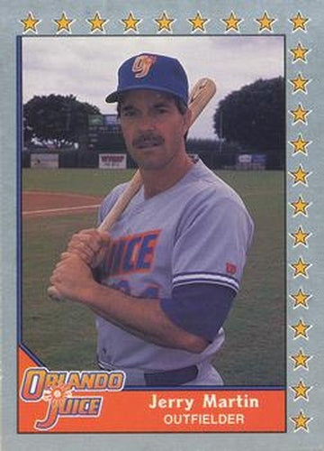 #197 Jerry Martin - Orlando Juice - 1990 Pacific Senior League Baseball