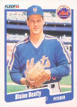 #197 Blaine Beatty - New York Mets - 1990 Fleer USA Baseball
