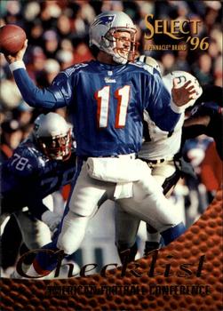#197 Drew Bledsoe - New England Patriots - 1996 Select Football