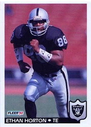 #197 Ethan Horton - Los Angeles Raiders - 1992 Fleer Football