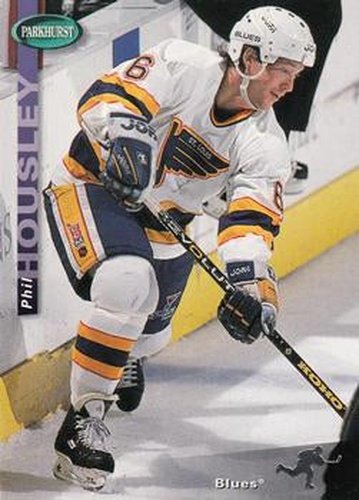 #197 Phil Housley - St. Louis Blues - 1994-95 Parkhurst Hockey