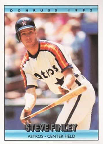 #197 Steve Finley - Houston Astros - 1992 Donruss Baseball