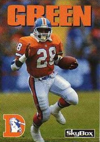 #197 Gaston Green - Denver Broncos - 1992 SkyBox Impact Football