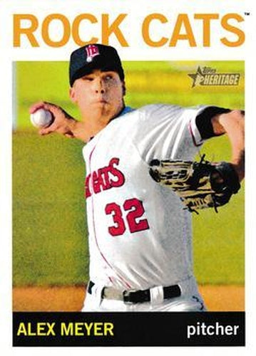 #197 Alex Meyer - New Britain Rock Cats - 2013 Topps Heritage Minor League Baseball