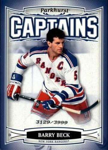 #197 Barry Beck - New York Rangers - 2006-07 Parkhurst Hockey