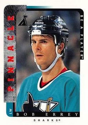 #197 Bob Errey - San Jose Sharks - 1996-97 Pinnacle Be a Player Hockey