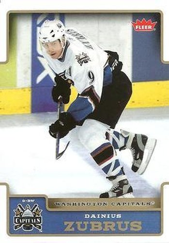 #197 Dainius Zubrus - Washington Capitals - 2006-07 Fleer Hockey