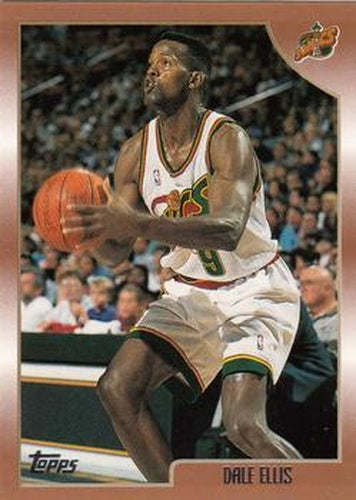#197 Dale Ellis - Seattle SuperSonics - 1998-99 Topps Basketball