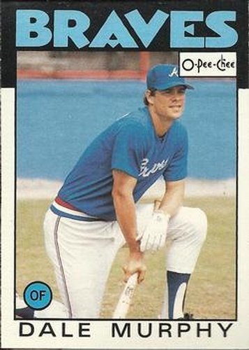 #197 Dale Murphy - Atlanta Braves - 1986 O-Pee-Chee Baseball
