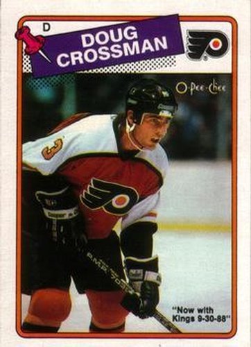 #197 Doug Crossman - Los Angeles Kings - 1988-89 O-Pee-Chee Hockey