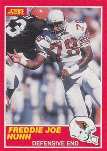 #197 Freddie Joe Nunn - Phoenix Cardinals - 1989 Score Football