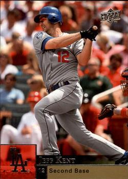 #197 Jeff Kent - Los Angeles Dodgers - 2009 Upper Deck Baseball
