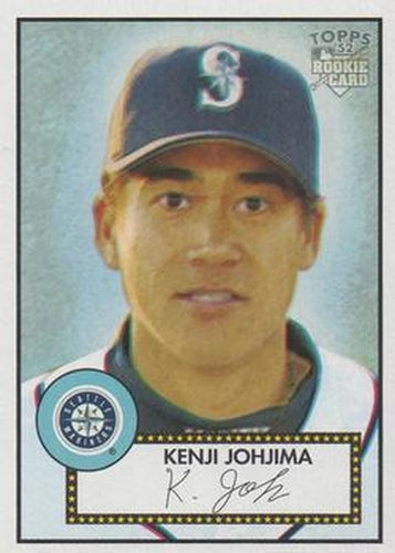 #197 Kenji Johjima - Seattle Mariners - 2006 Topps 1952 Edition Baseball