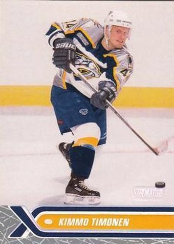 #197 Kimmo Timonen - Nashville Predators - 2000-01 Stadium Club Hockey