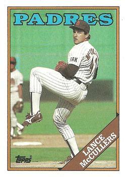 #197 Lance McCullers - San Diego Padres - 1988 Topps Baseball