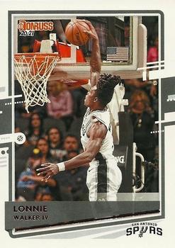 #197 Lonnie Walker IV - San Antonio Spurs - 2020-21 Donruss Basketball