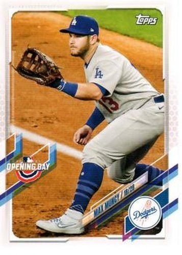 #197 Max Muncy - Los Angeles Dodgers - 2021 Topps Opening Day Baseball
