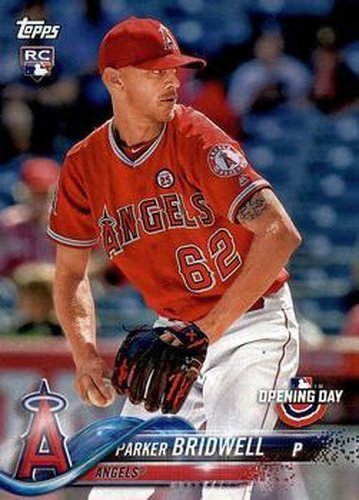 #197 Parker Bridwell - Los Angeles Angels - 2018 Topps Opening Day Baseball