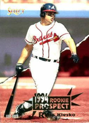 #197 Ryan Klesko - Atlanta Braves - 1994 Select Baseball