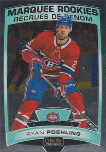 #197 Ryan Poehling - Montreal Canadiens - 2019-20 O-Pee-Chee Platinum Hockey