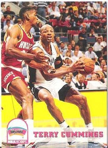 #197 Terry Cummings - San Antonio Spurs - 1993-94 Hoops Basketball