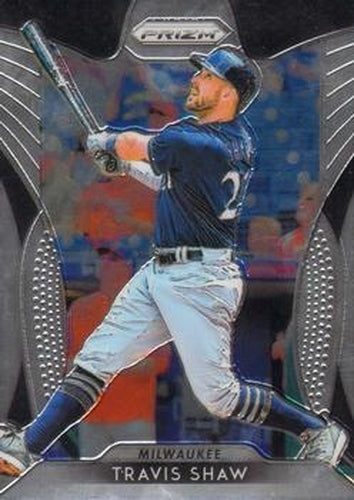#197 Travis Shaw - Milwaukee Brewers - 2019 Panini Prizm Baseball