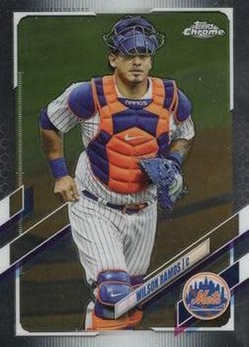 #197 Wilson Ramos - New York Mets - 2021 Topps Chrome Baseball