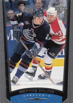 #197 Mattias Ohlund - Vancouver Canucks - 1998-99 Upper Deck Hockey