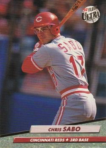 #197 Chris Sabo - Cincinnati Reds - 1992 Ultra Baseball
