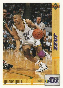 #197 Delaney Rudd - Utah Jazz - 1991-92 Upper Deck Basketball