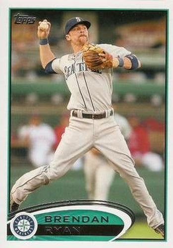 #197 Brendan Ryan - Seattle Mariners - 2012 Topps Baseball