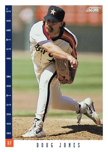 #197 Doug Jones - Houston Astros - 1993 Score Baseball