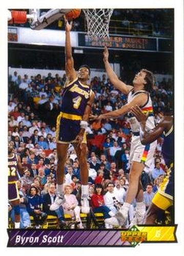 #197 Byron Scott - Los Angeles Lakers - 1992-93 Upper Deck Basketball