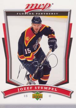 #197 Jozef Stumpel - Florida Panthers - 2007-08 Upper Deck MVP Hockey