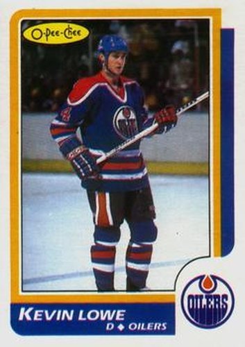 #197 Kevin Lowe - Edmonton Oilers - 1986-87 O-Pee-Chee Hockey