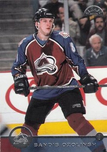 #197 Sandis Ozolinsh - Colorado Avalanche - 1996-97 Leaf Hockey