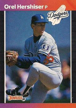 #197 Orel Hershiser - Los Angeles Dodgers - 1989 Donruss Baseball