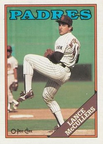 #197 Lance McCullers - San Diego Padres - 1988 O-Pee-Chee Baseball