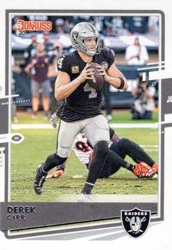 #197b Derek Carr - Las Vegas Raiders - 2020 Donruss Football